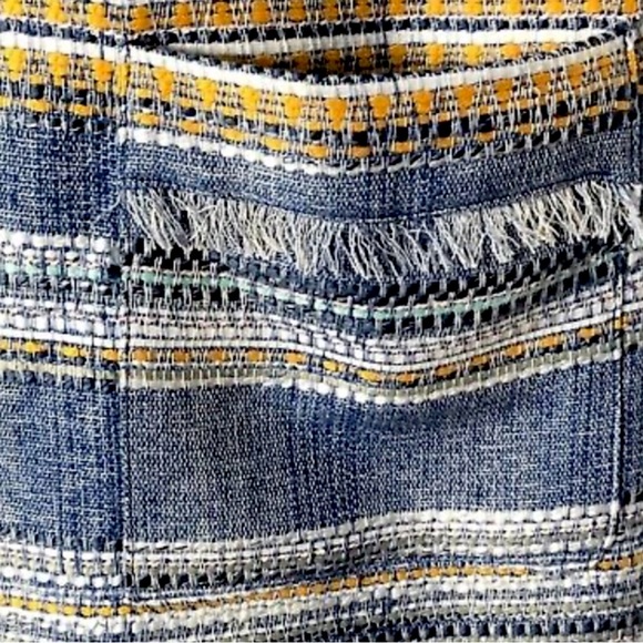 Anthropologie Akemi + Kin Boho Tweed Shift Dress Sz. 4 - Picture 8 of 15